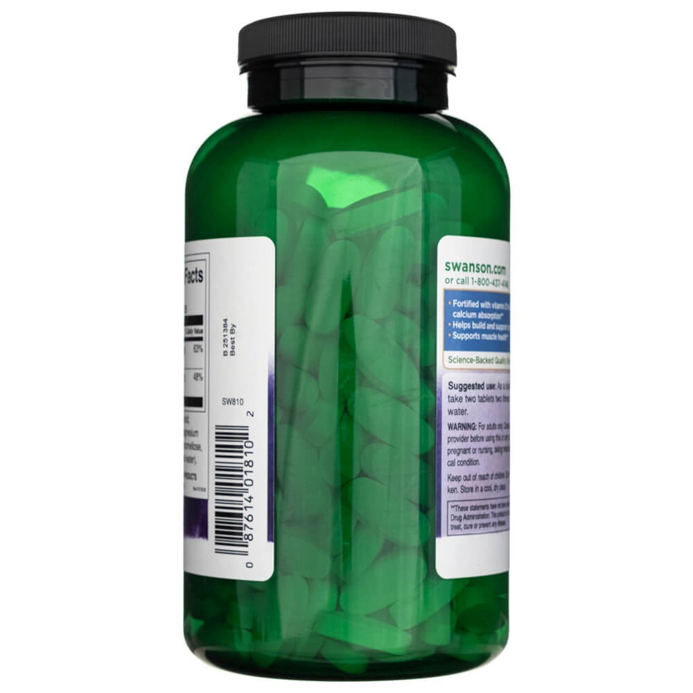 Solgar kaltsiumtsitraat ja D3-vitamiin – 250 tabletti