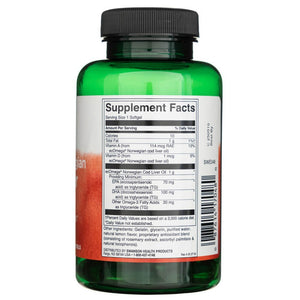 Swanson tursa maksaõli – Norra puhtus 1000 mg – 60 kapslit