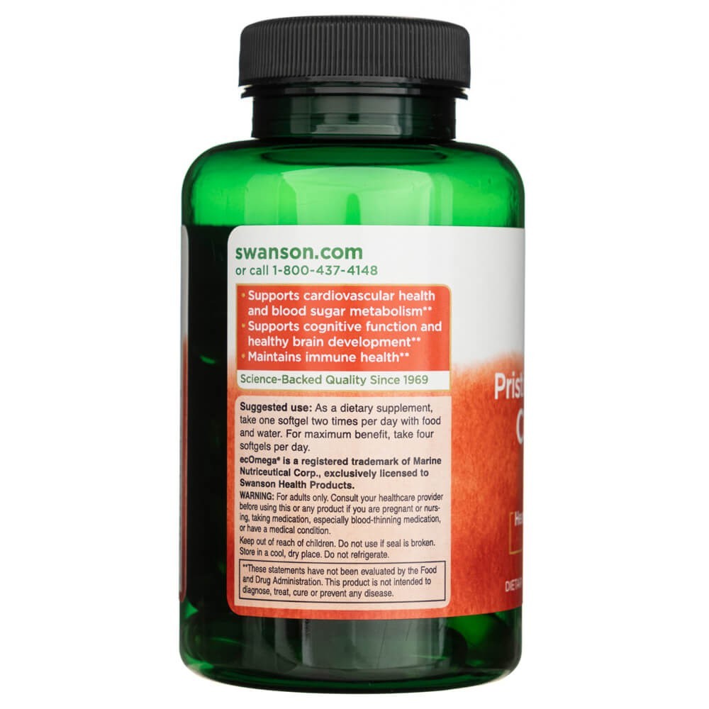Swanson tursa maksaõli – Norra puhtus 1000 mg – 60 kapslit