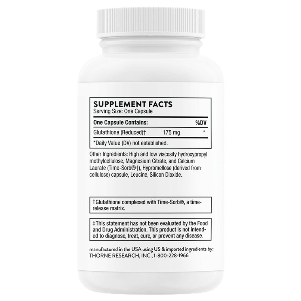 Thorne Research Glutathione-SR - 60 kapslit