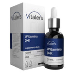 Vitaler's D3-vitamiin 2000 RÜ K2-MK7 75 µg, tilgad – 30 ml
