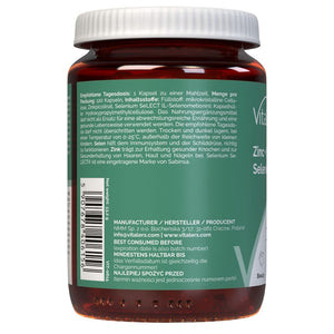 Vitaleri Tsink 15 mg + Seleen 200 mcg – 120 kapslit