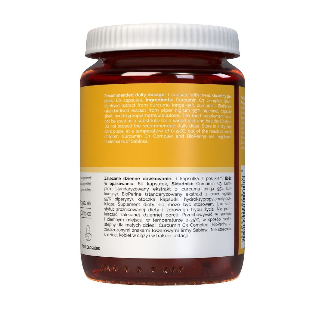 Vitaler Kurkumiin + Piperiin – 60 kapslit