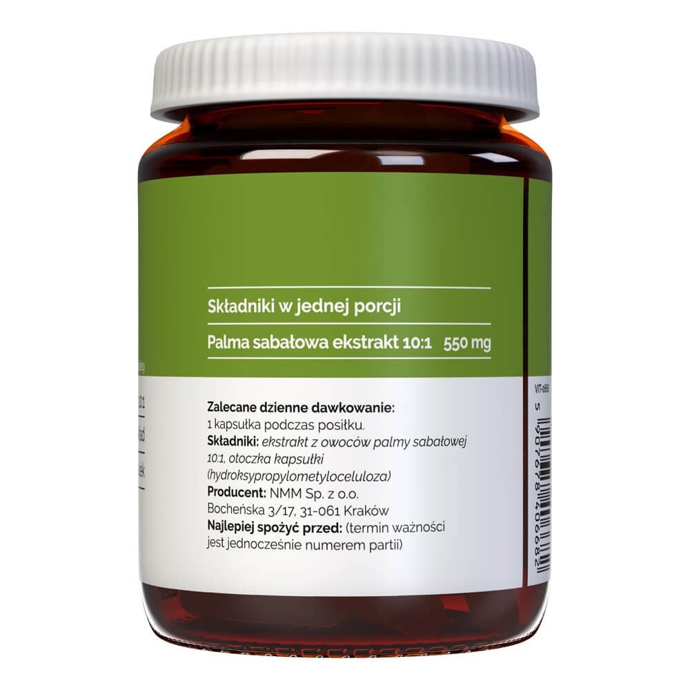 Vitaler's Saw Palmetto 550 mg – 60 kapslit