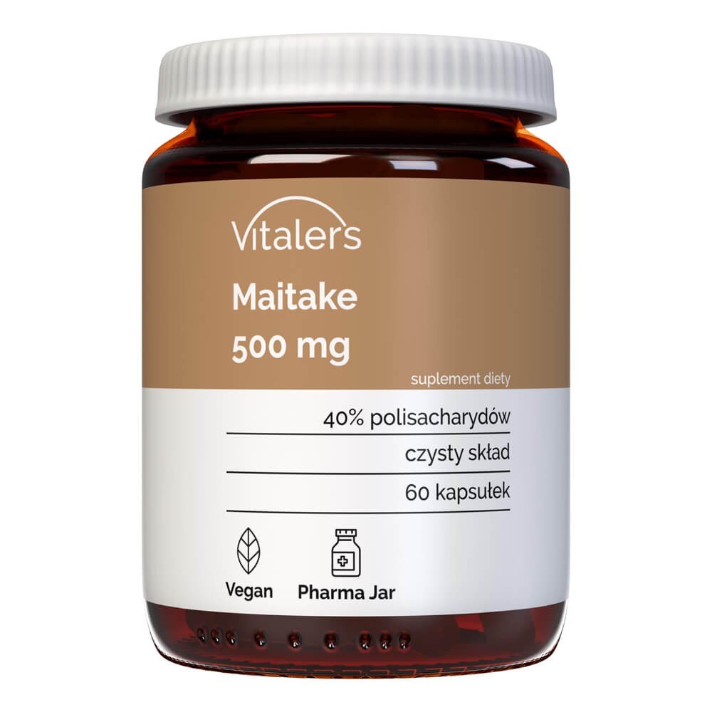 Vitaler Maitake (Grifola frondosa) 500 mg - 60 kapslit