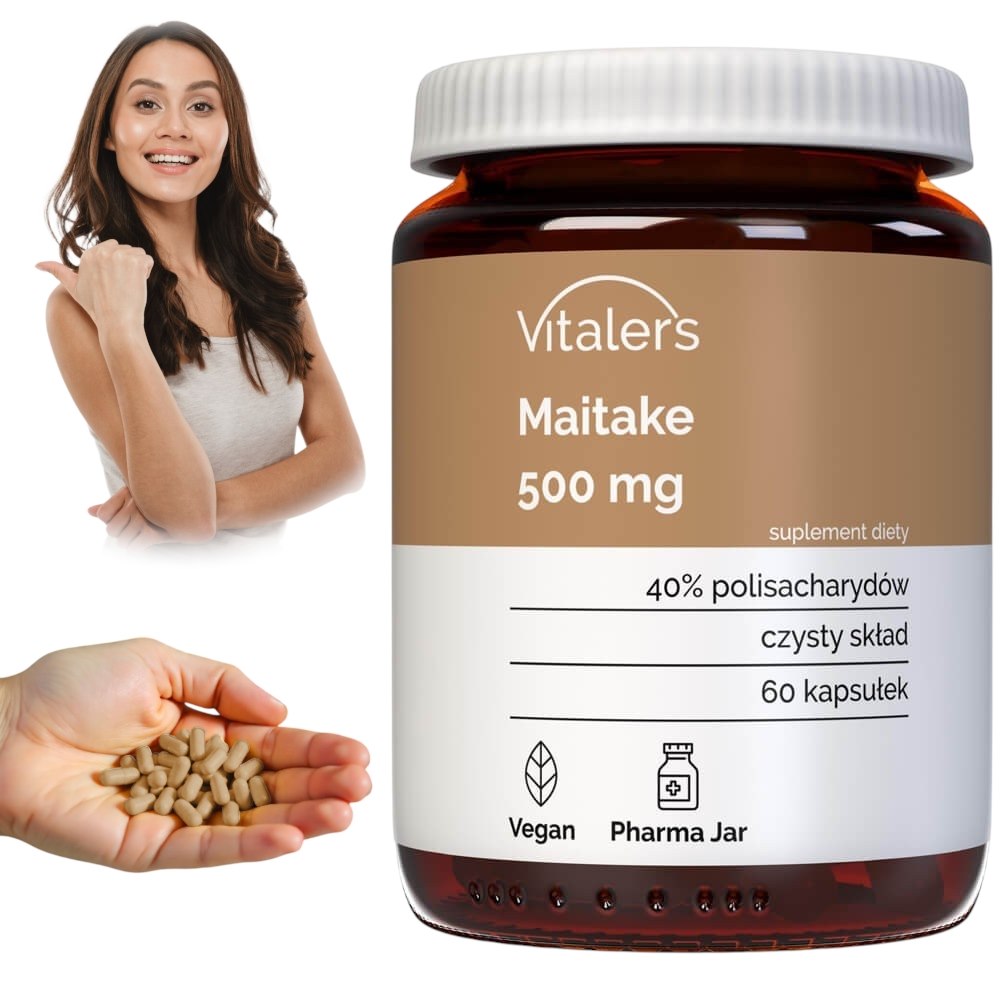 Vitaler Maitake (Grifola frondosa) 500 mg - 60 kapslit