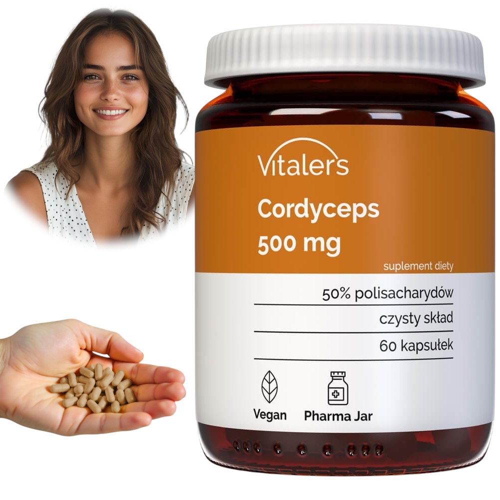 Vitaler's Cordyceps 500 mg – 60 kapslit