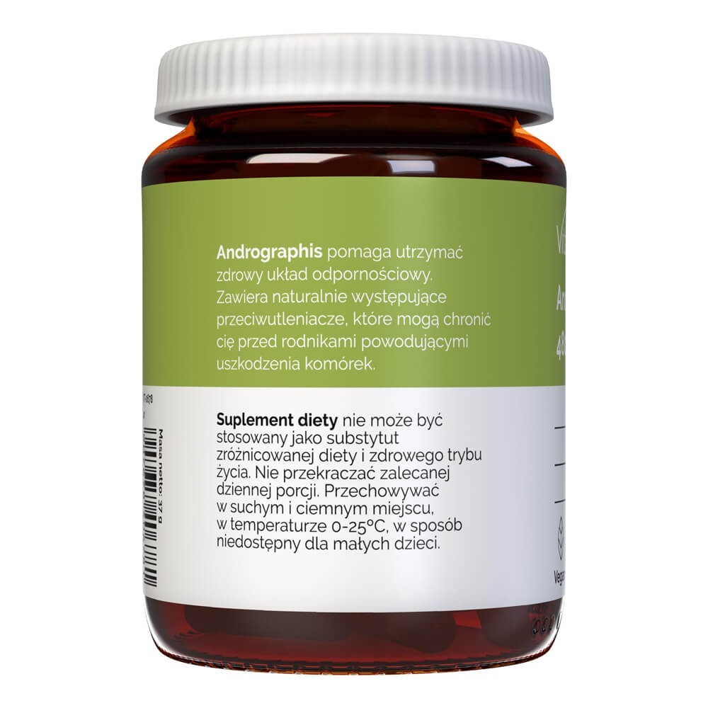 Vitaler's Andrographis 480 mg - 60 kapslit