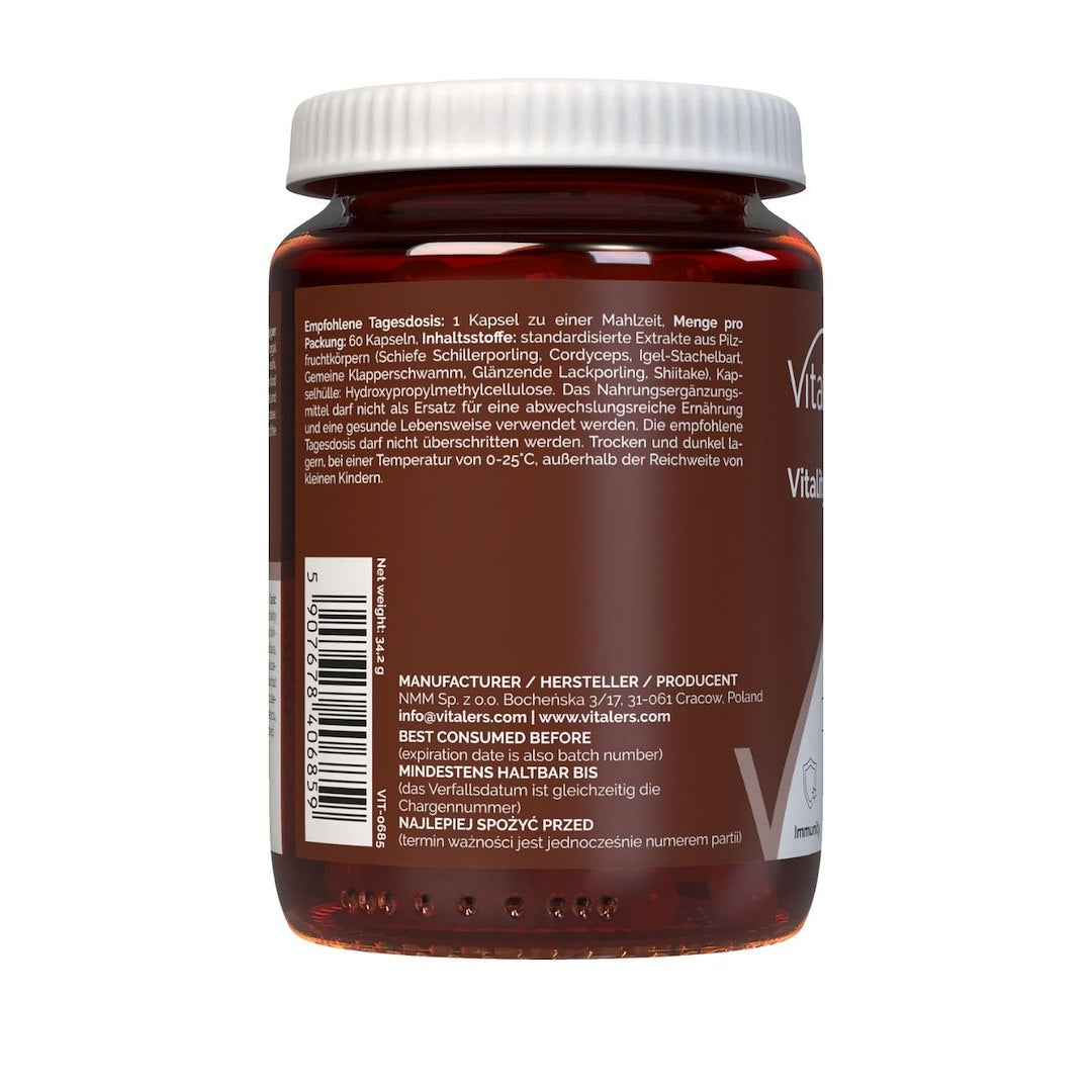 Vitaler's Vital Mushrooms - 60 kapslit