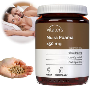 Vitaler Muira Puama 450 mg - 60 kapslit