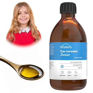 Vitaler's Junior Omega-3 Norra tursamaksaõli 1200 mg - 250 ml