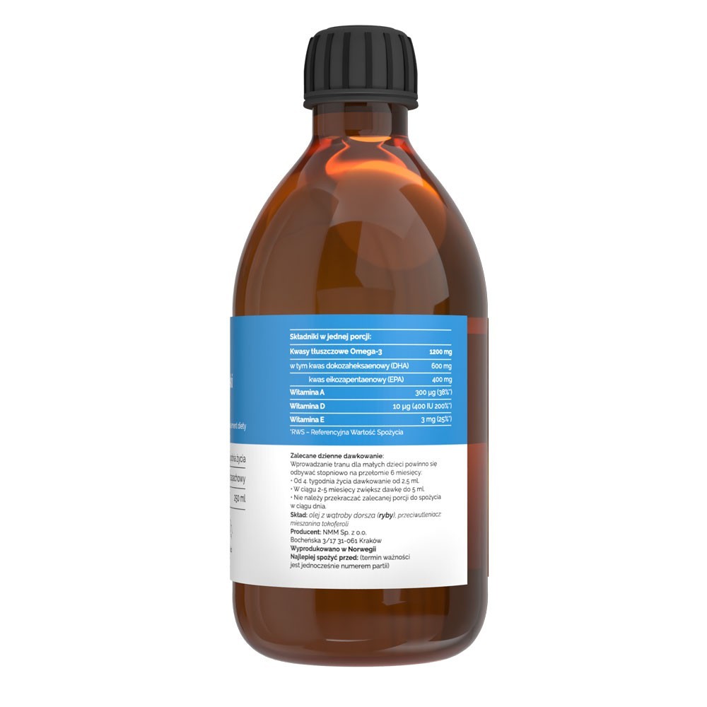 Vitaler's Junior Omega-3 Norra tursamaksaõli 1200 mg - 250 ml