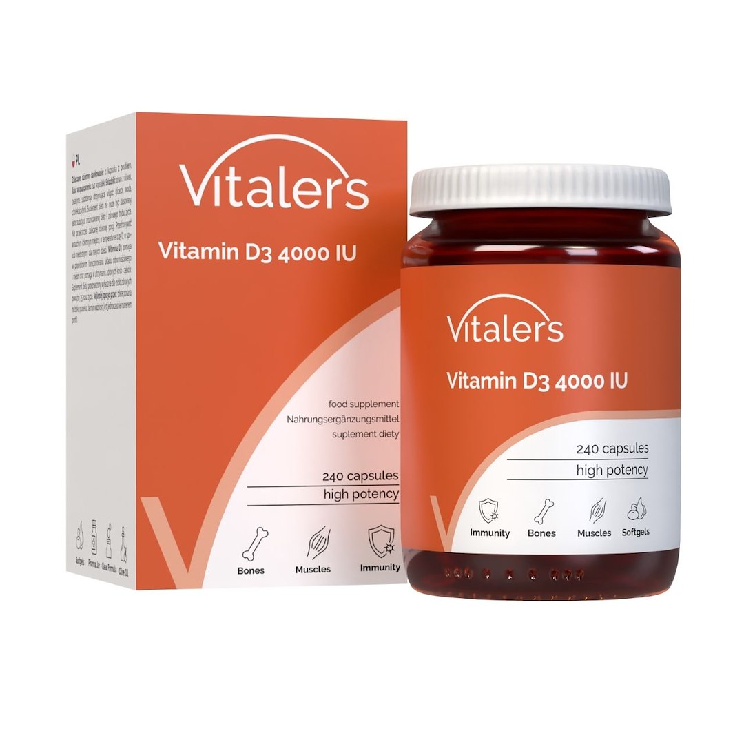 Vitaler vitamiin D3 4000 RÜ - 240 pehmet geelkapslit