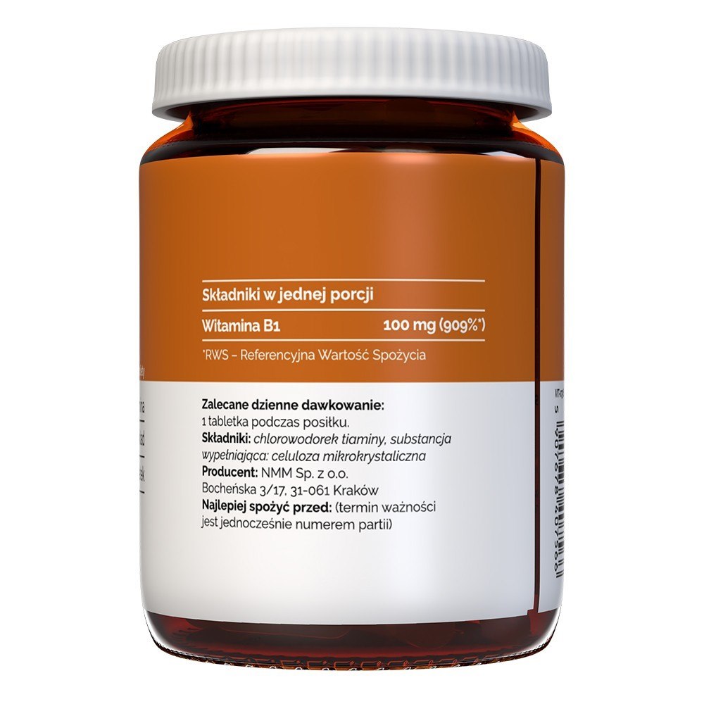 Vitaler vitamiin B1 100 mg - 120 tabletti