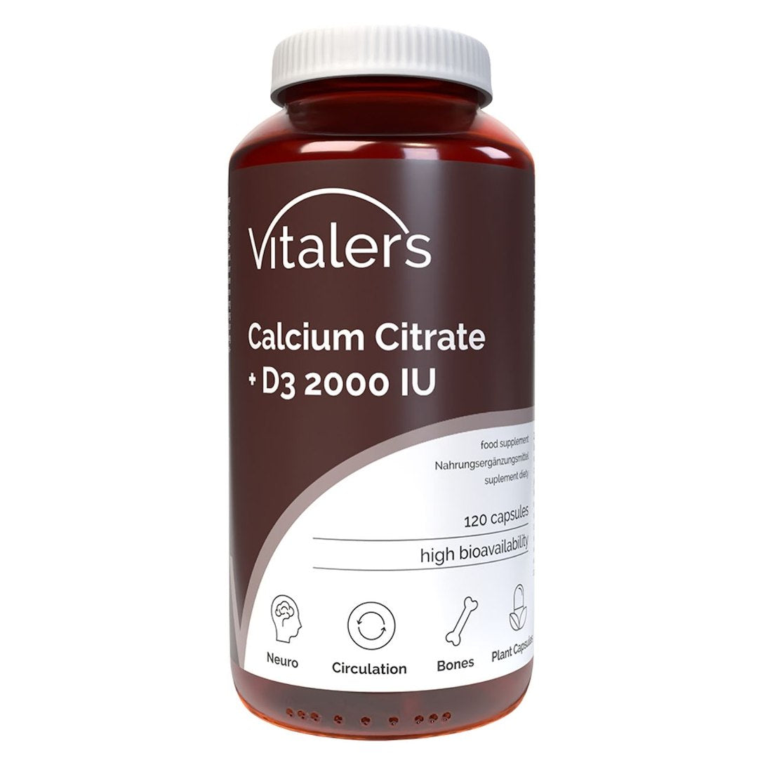 Vitaler's Kaltsium 120 mg + D3-vitamiin – 120 kapslit