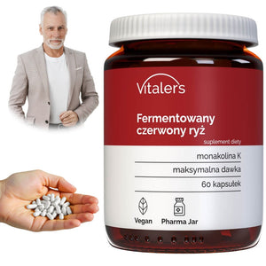 Vitalers – Punane riis 60 mg 60 kapslit