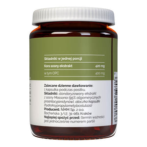 Vitalers - Männikoor 420 mg 60 kapslit