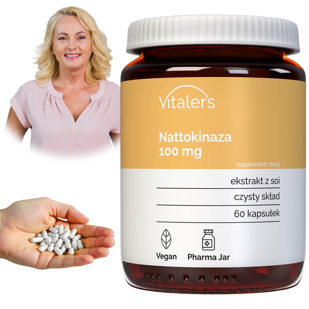 Vitalers - Nattokinaas 100 mg 60 kapslit
