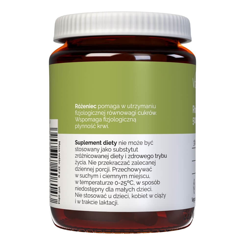 Vitaler's roosilõhnaline kuldjuur (Rhodiola rosea) 500 mg - 60 kapslit