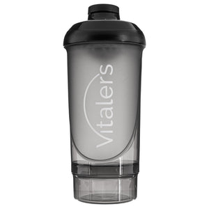 Vitalers-Shaker 500+150 ml rūkytas juodas - Magnis.lt