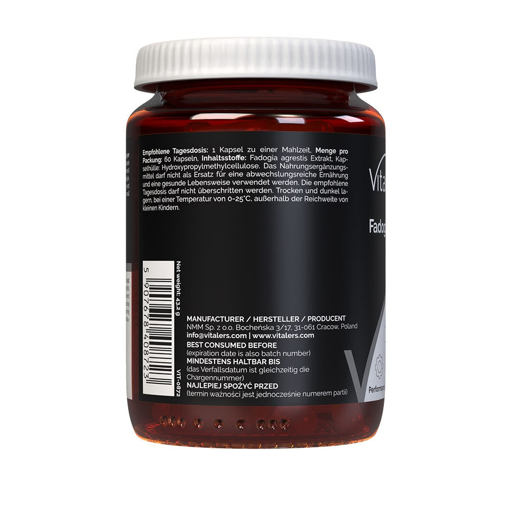 Vitaler's Fadogia Agrestis 600 mg – 60 kapslit