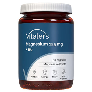 Vitaler's Magneesium 125 mg + Vitamiin B6 6 mg – 60 kapslit