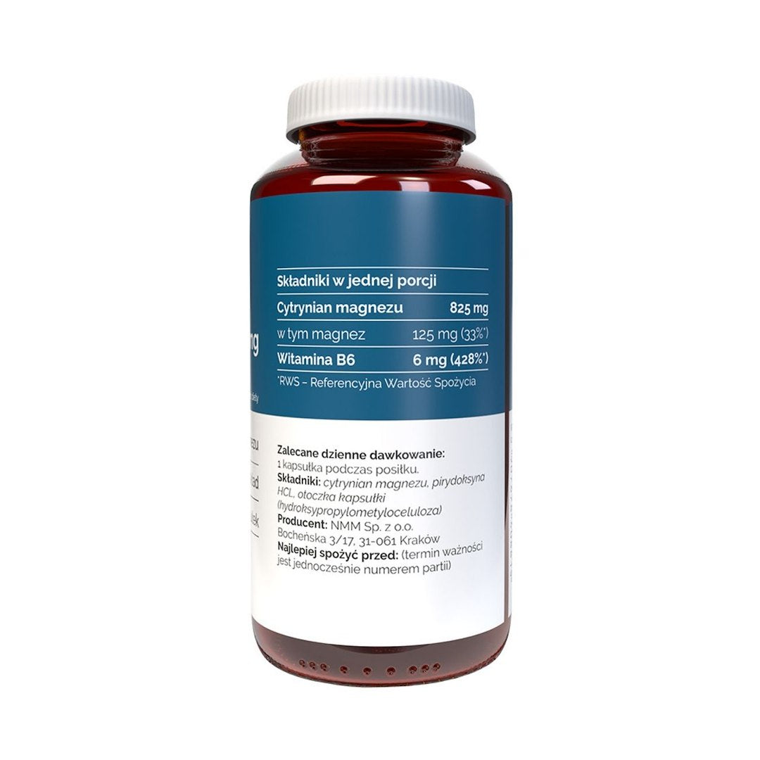Vitaler's Magneesium 125 mg + B6 6 mg - 120 kapslit