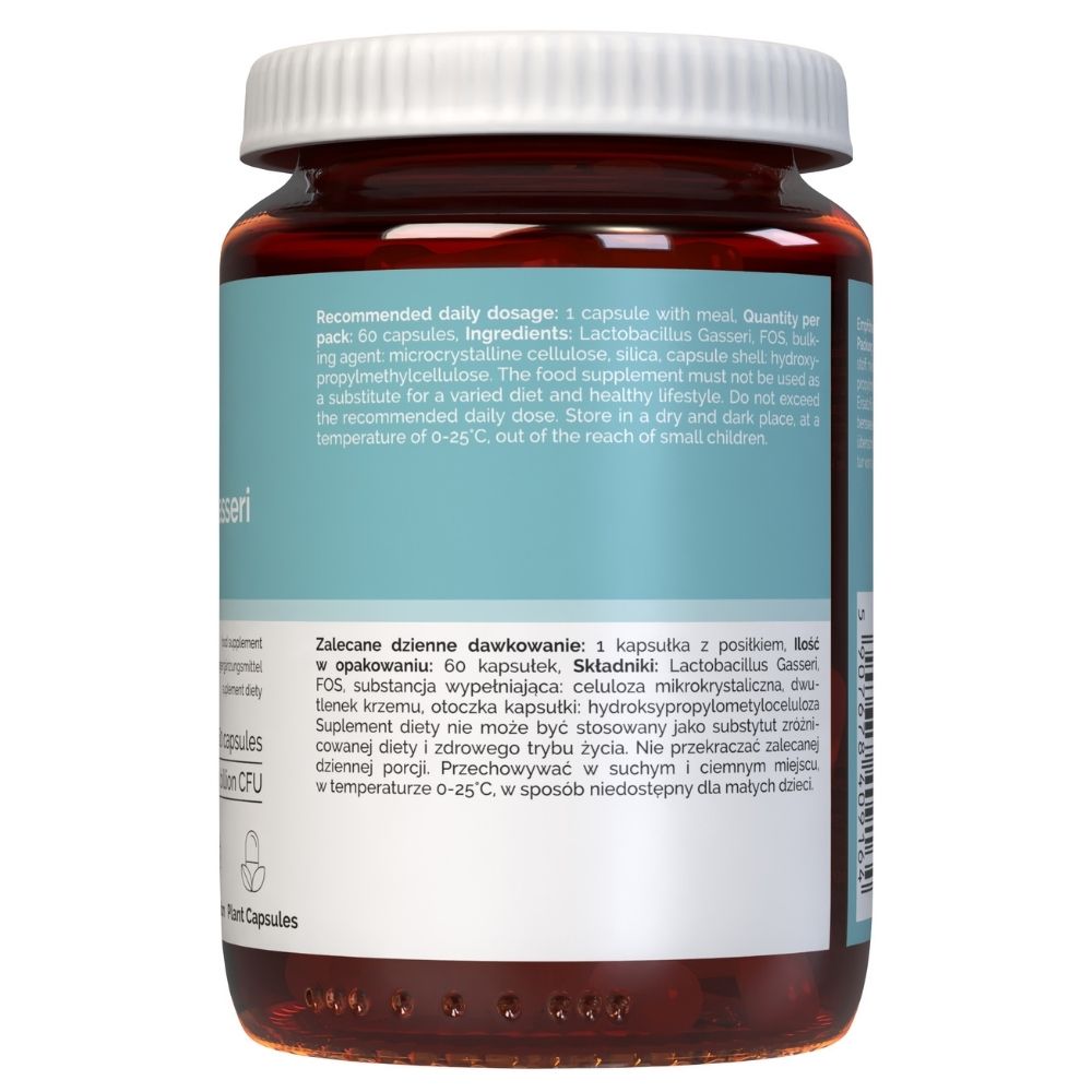 Vitaler's Probiotikum Lactobacillus Gasseri FOS-iga – 60 kapslit