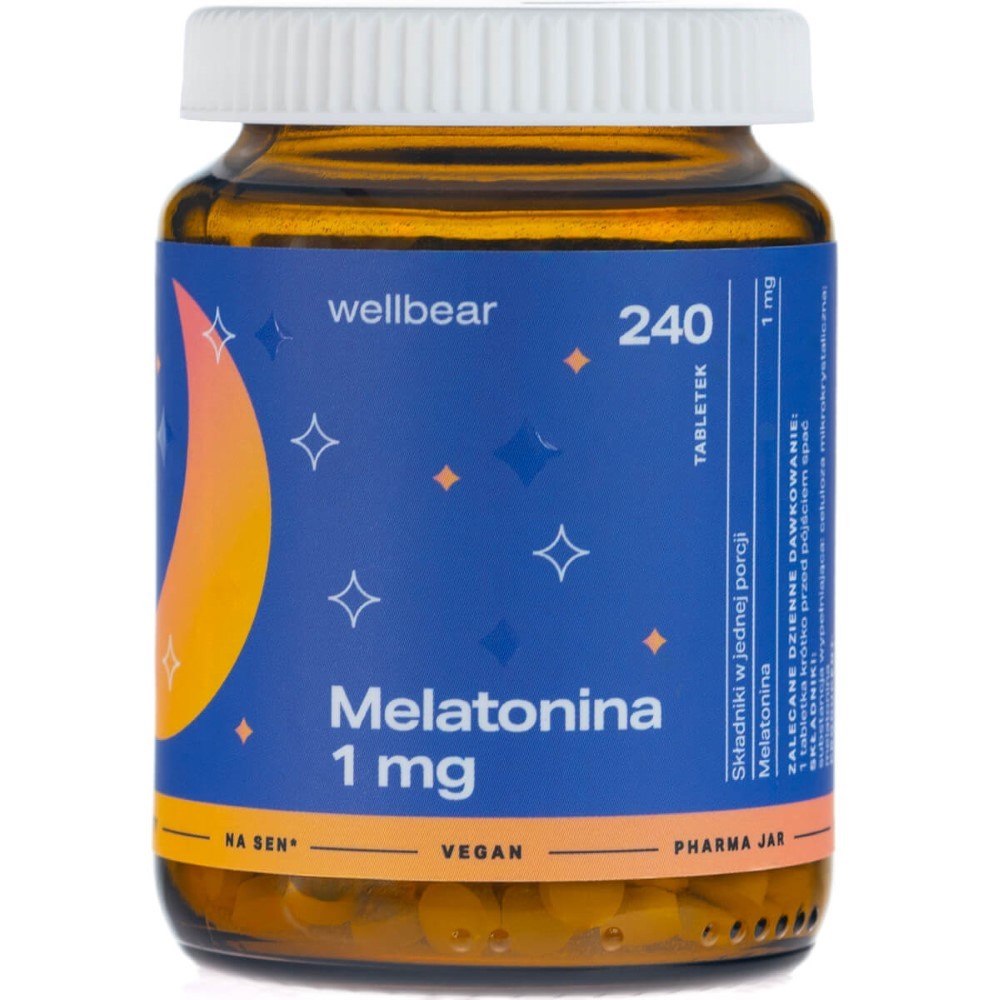 Wellbear Melatonin 1 mg - 240 tabletti