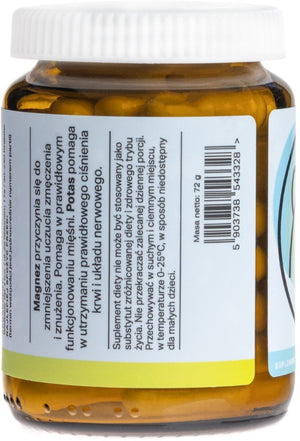Wellbear Magneesium 100 mg + Kaalium 150 mg + B6 10 mg – 60 kapslit