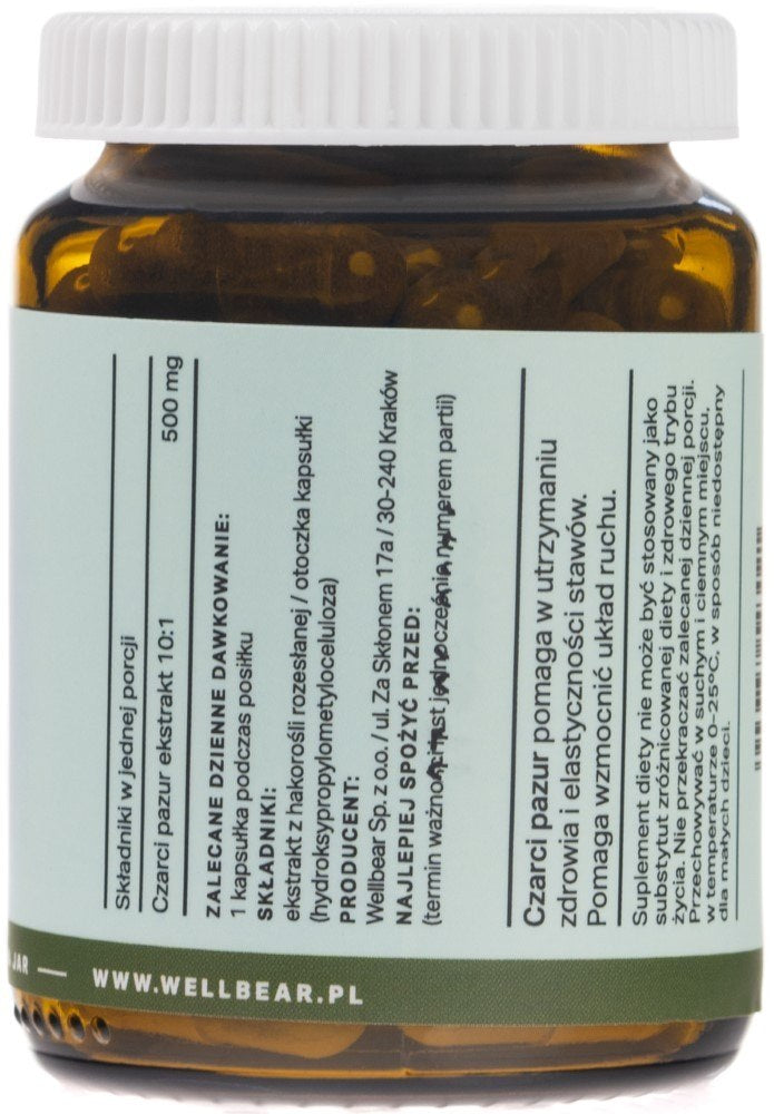 Wellbear Kuradisarv 500 mg - 60 kapslit