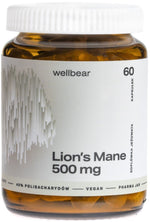 Wellbear Lion's Mane (sophora konnõõri) 500 mg – 60 kapslit