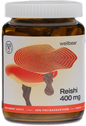 Wellbear Reishi (läikvaabik) 400 mg – 60 kapslit