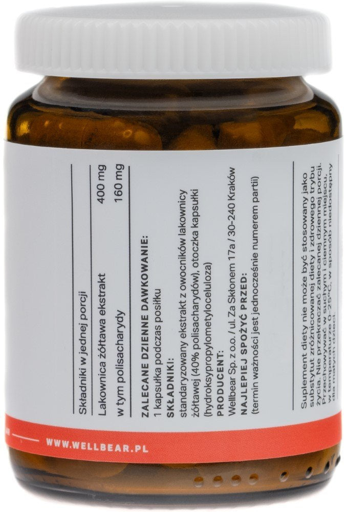 Wellbear Reishi (läikvaabik) 400 mg – 60 kapslit