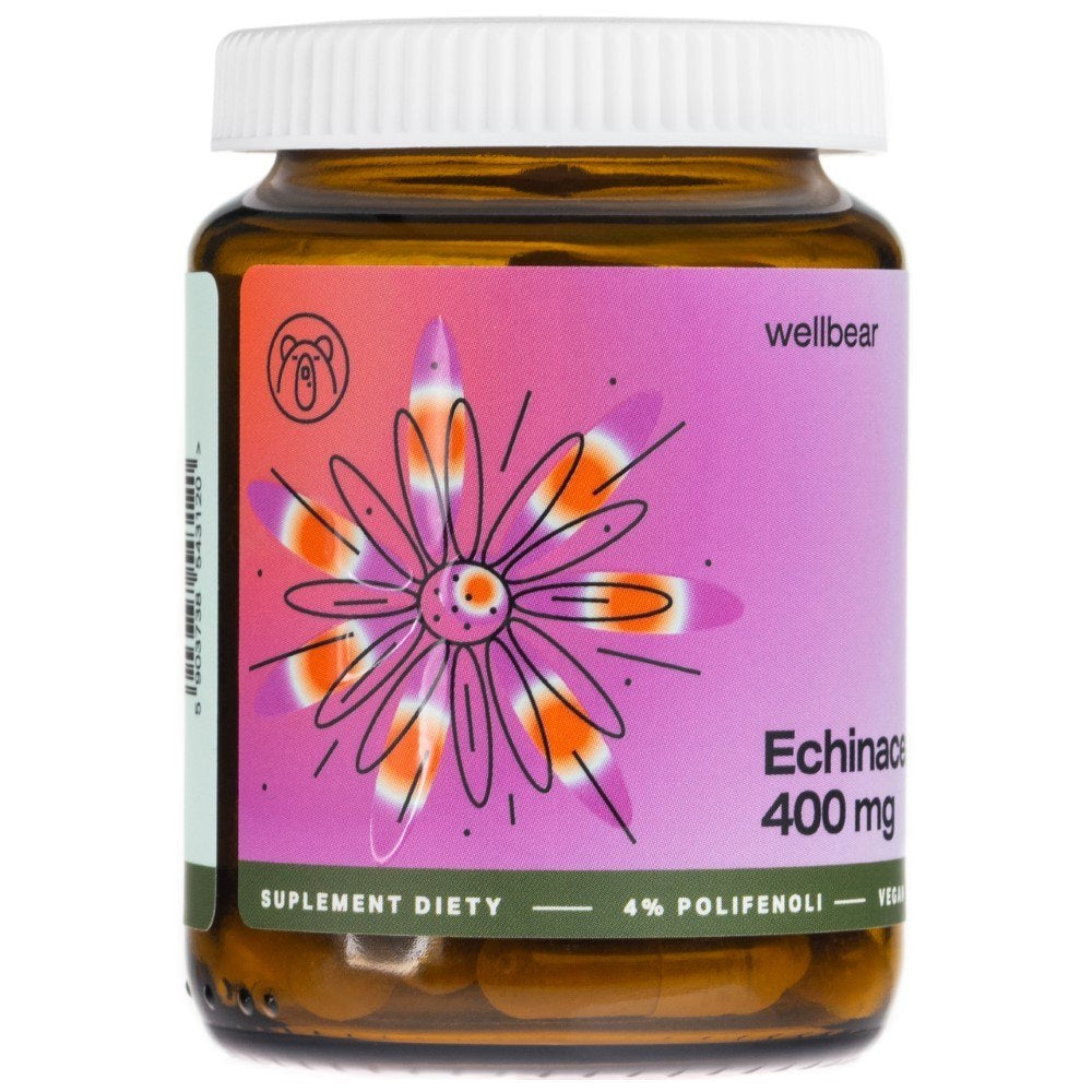 Wellbear Echinacea (Echinacea purpurea) 400 mg - 60 kapslit