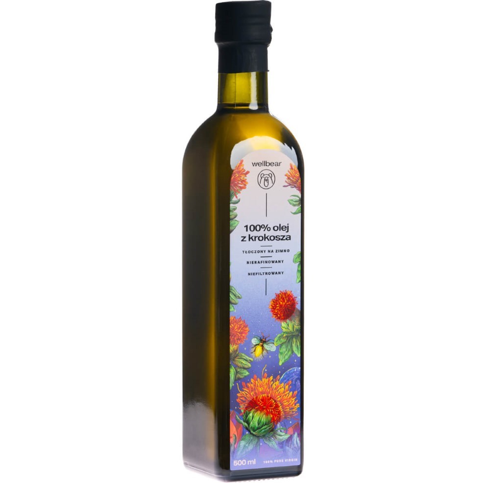 Wellbear külmpressitud saflooriõli - 500 ml