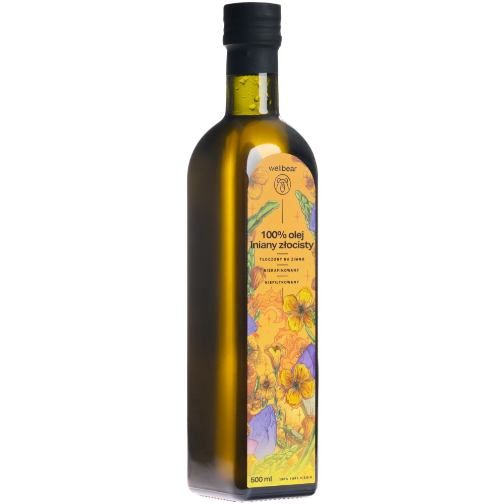 Wellbear Golden külmpressitud linaõli - 500 ml