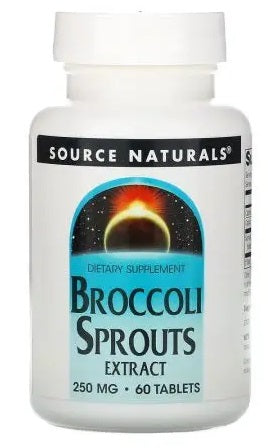 SOURCE NATURALS brokoliidude ekstrakt 60 tabletti