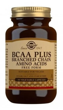 Solgar BCAA Plus vabad aminohapped 50 kapslit