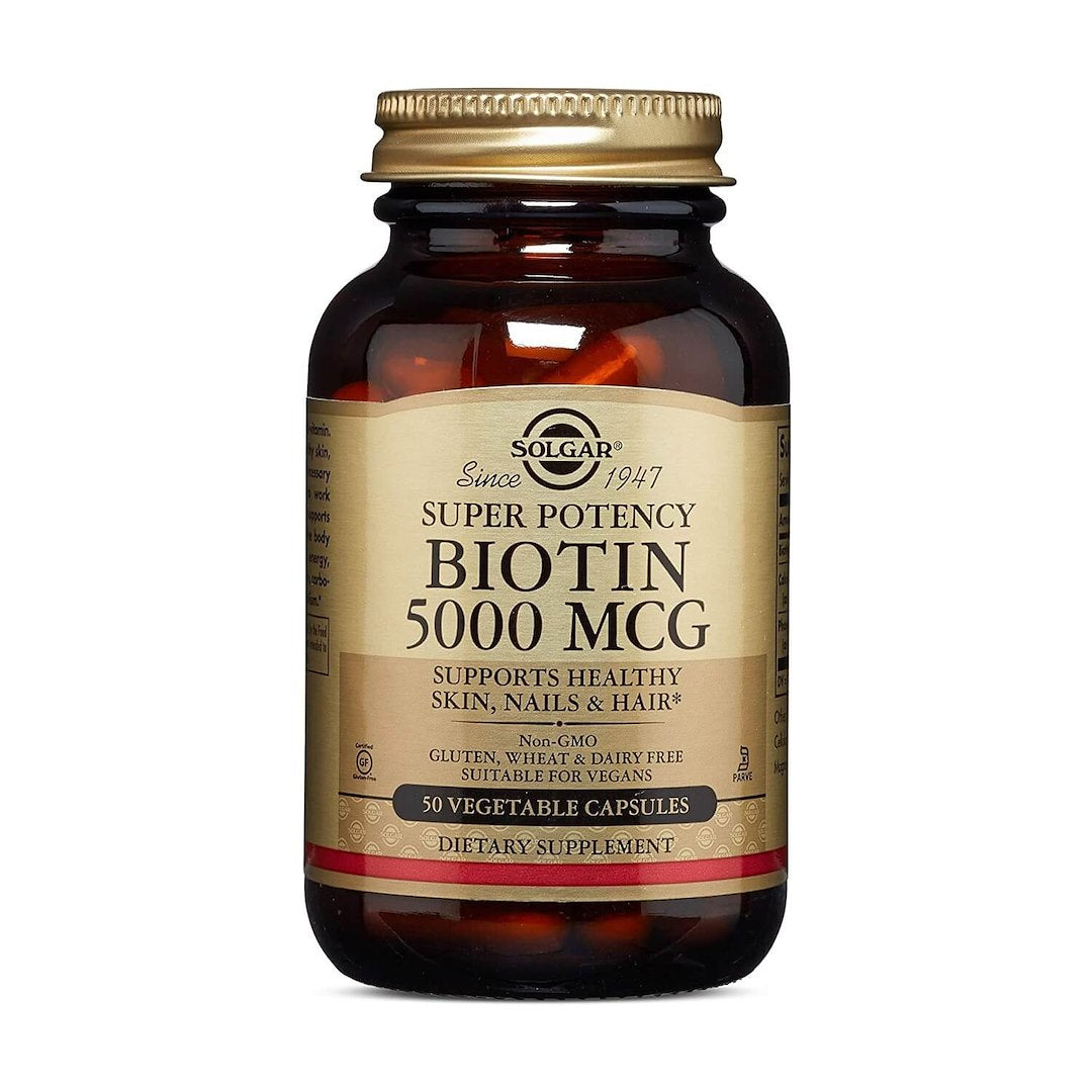 Solgar Biotiin 5000 mcg – Biotiin 5000 mcg 50 kapslit