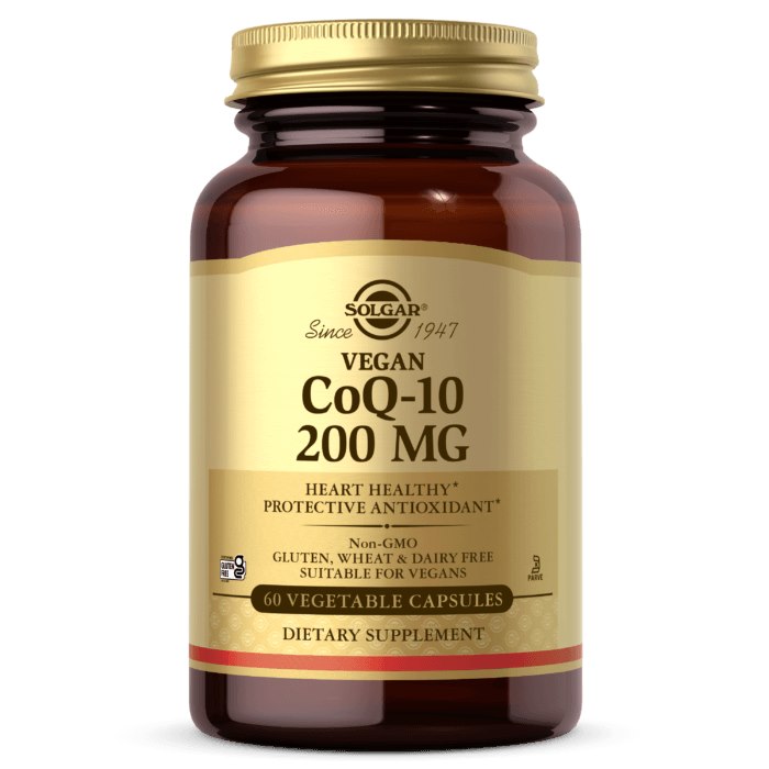 Solgar vegan CoQ10 200 mg - koensüüm Q10 200 mg 60 kapslit