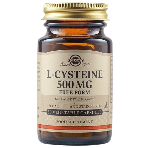 Solgar L-tsüsteiin 500 mg 30 kapslit