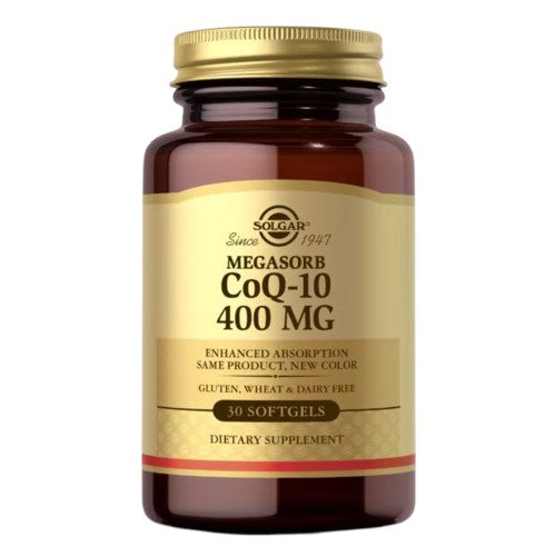 Solgar Megasorb CoQ-10 400 mg 60 kapslit