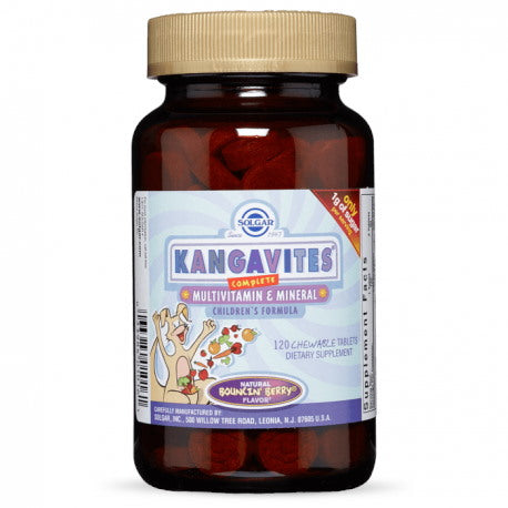 Solgar Kangavites multivitamiinid ja mineraalained – vitamiinid ja mineraalained pastillidena 120 tabletti