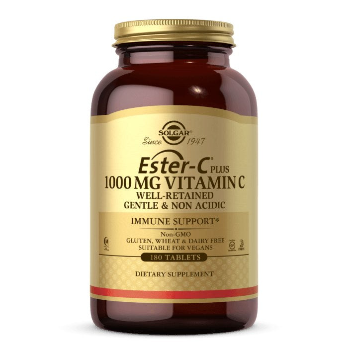 Solgar Ester C Plus – C-vitamiin 1000 mg 180 tabletti