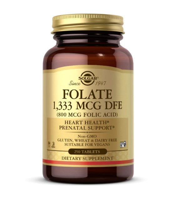 Solgar Foolhape 1333 mcg DFE 800 mcg foolhapet 250 tabletti