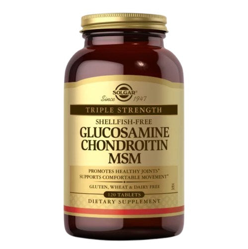 Solgar glükoosamiin, kondroitiin, MSM 120 tabletti