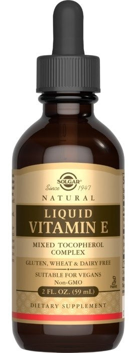 Solgar vitamiin E – naturaalne vedel E-vitamiin 59 ml