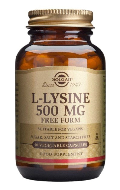 Solgar L-lüsiinvesinikkloriid 500 mg 50 kapslit
