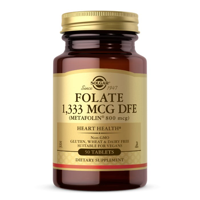 Solgar folatas metafoliin 800 mcg 50 tabletti